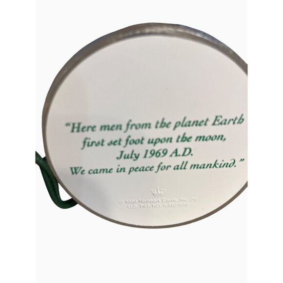 Hallmark 1994 Lunar Landing 25th Anniversary Astronaut Ornament With Light-Up Ba - Picture 12 of 16